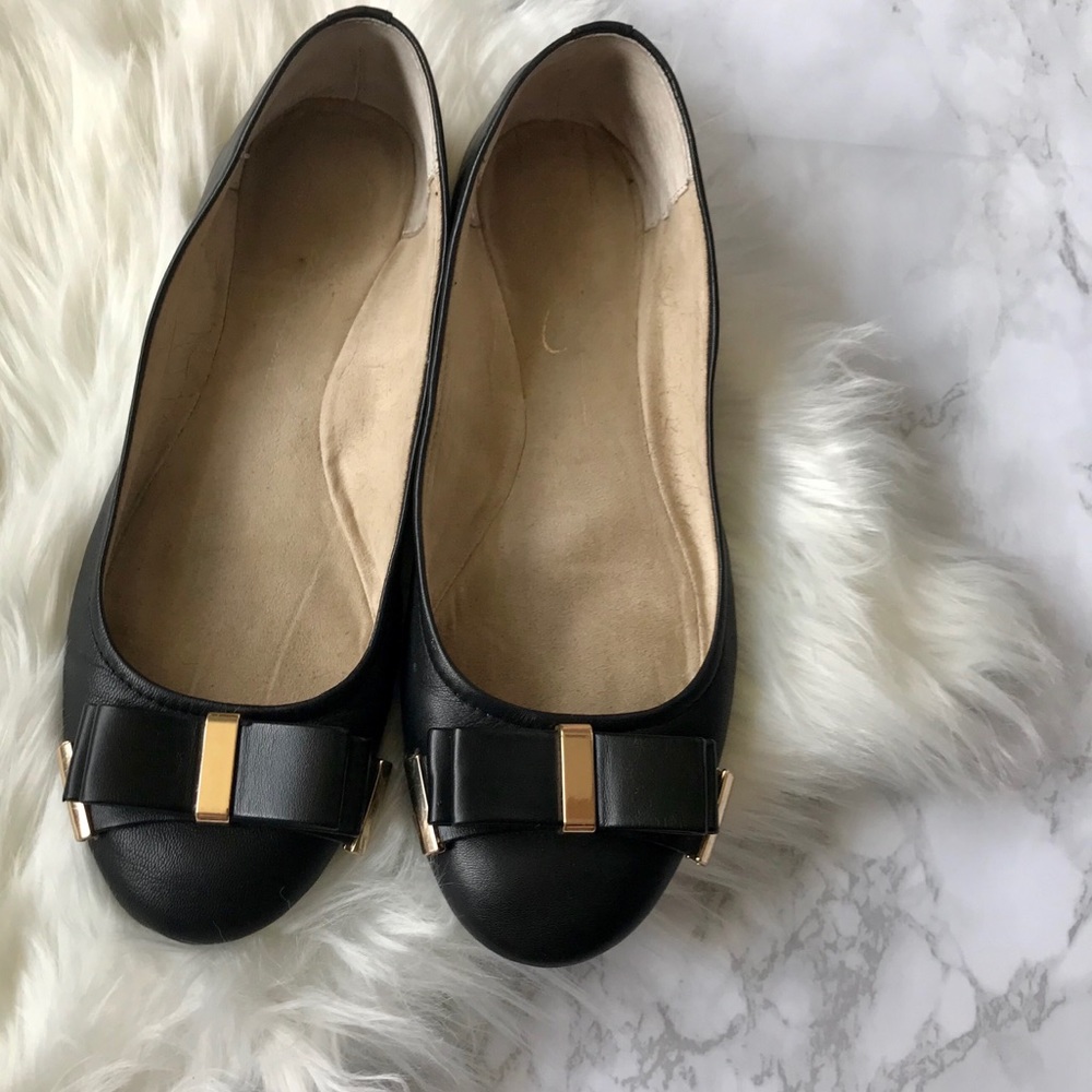 Jessica Simpson Black Monetah Bow Flats